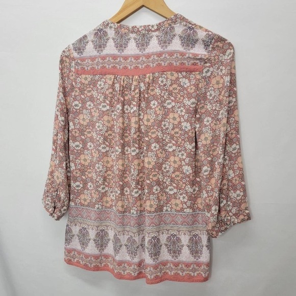 Cynthia Rowley Floral Button Up Blouse - Picture 10 of 12